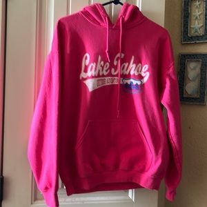 Gildan Hooded Sweatshirt Lake Tahoe Size M
